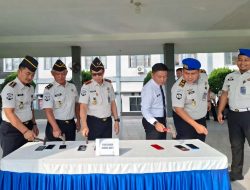 Kalapas Tetra Destorie Pimpin Pemusnahkan Barang Hasil Razia Sebagai Upaya Menjaga Keamanan dan Ketertiban di Lapas Banyuasin