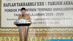 Wisuda Santri Ponpes Ushuluddin, Wabup Syaiful: Pesantren Pilar Penting Masa Depan Bangsa