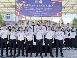 Menguatkan Jiwa Nasionalisme, Rutan Kelas I Bandar Lampung Peringati Hari Lahir Pancasila 2026