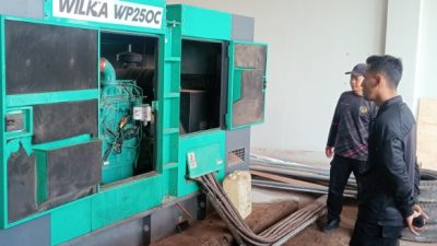 Antisipasi Gangguan Listrik, Petugas Kamtib Lapas Karanganyar Pastikan Genset Siap Operasi