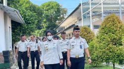 Wujudkan Komitmen Nol Pelanggaran, Kalapas Kelas I Bandar Lampung Pimpin Deteksi Dini Usai  Apel