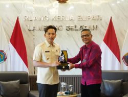 Perkuat Sinergi, Kanwil Kemenham Lampung Audiensi Bersama Pemkab Lampung Selatan