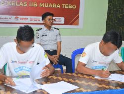 Warga Binaan Lapas Muara Tebo Ikuti Ujian Paket B dan C Semester Genap 2026