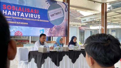 Cegah Penularan Hantavirus, Rutan Sukadana Berikan Sosialisasi Kepada Warga Binaan