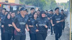 Jaga Kebugaran dan Kekompakan, Kalapas Ike Rahmawati Pimpin Langsung Jalan Sehat Petugas