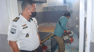 Lapas Muara Tebo Gandeng Dinas Kesehatan Lakukan Fogging Menyeluruh Guna Antisipasi DBD dan Penyakit Menular