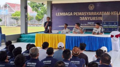 Lapas Banyuasin Lakukan Sosialisasikan Penggunaan Wartelsuspas Kepada Warga Binaan