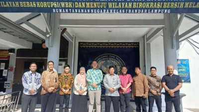 Rutan Kelas I Bandar Lampung Jadi Rujukan Bapas Tangerang Laksanakan Studi Tiru Pelayanan Publik