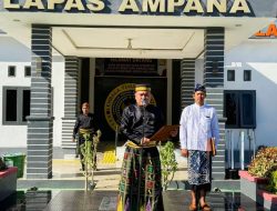 Kepala Lapas Kelas IIB Ampana Pimpin Upacara Peringatan Hari Keluarga Nasional