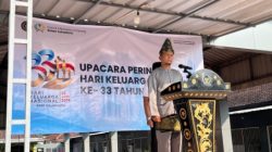 Membangun Indonesia Emas dari Rumah, Kepala Rutan Sukadana Pimpin Upacara Harganas Ke-33
