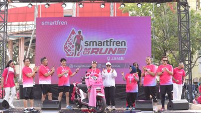 Jagoan Sinyal Se-Indonesia SMARTFREN Perkuat Jaringan di Jambi Hadirkan Pengalaman Digital Lebih Andal melalui SMARTFREN Fun Run 2026