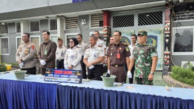 Komitmen Bersih dari Barang Terlarang, Lapas Kelas I Bandar Lampung Gelar Pemusnahan Barang Ilegal