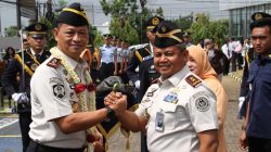 Pemasyarakatan Lampung Beralih Kepemimpinan, Karutan Sukadana Hadiri Pengantar Tugas Kakanwil Ditjenpas Lampung