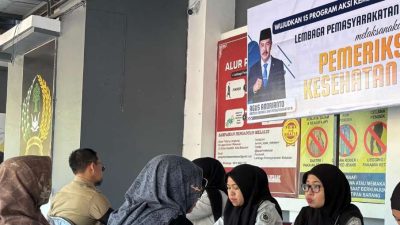 Dari Lapas untuk Masyarakat, Lapas Makassar Gelar Pemeriksaan Kesehatan Gratis sebagai Implementasi 15 Program Aksi Kemenimipas