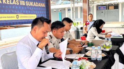 Perkuat Pembinaan Berbasis Evaluasi, Rutan Sukadana Laksanakan Sidang TPP