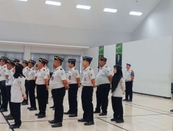 Kalapas dan Jajaran Lapas Karanganyar Ikuti Apel Berama