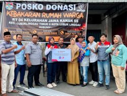 Pertamina Patra Niaga Regional Sumbagsel Ulurkan Tangan Bantu Korban Kebakaran di Jawa Kanan SS Untuk Bangkit Kembali