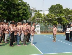Penuh Semangat ! Pramuka Lapas Cibinong Gelar Fun Games Latih Kekompakan Warga Binaan