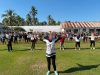 Jaga Kebugaran, Warga Binaan Lapas Ampana Gelar Senam Pagi Bersama