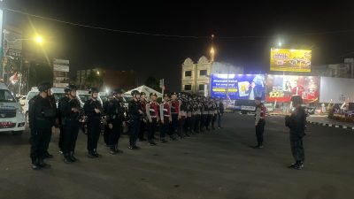 Jaga Kamtibmas, Gegana Sat Brimob Polda Lampung Gelar Patroli Gabungan Skala Besar di Bandar Lampung