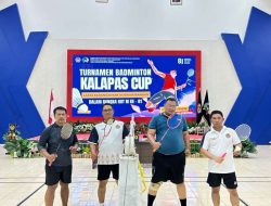 Lapas Karanganyar Gelar Turnamen Badminton Kalapas CUP Dalam Semarak HUT ke-81 RI