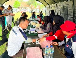 Lapas Muara Tebo Bersama Brigif TP 35/Siginjai Gelar Bakti Sosial Donor Darah