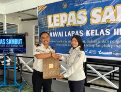 Kalapas Mukhlisin Fardi Pimpin Acara Lepas Sambut Pegawai Lapas Muara Tebo