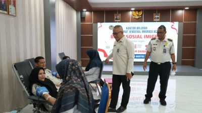 Imigrasi Aceh Gelar Donor Darah untuk Sesama Dalam Semarak HUT ke-81 RI