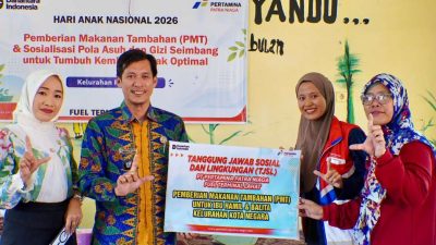 Pertamina Patra Niaga Regional Sumbagsel Salurkan PMT di Lahat