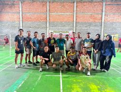 Jajaran Lapas Muara Tebo Gelar Badminton Sebagai Wadah Pererat Kebersamaan