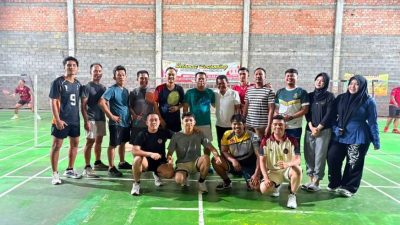Jajaran Lapas Muara Tebo Gelar Badminton Sebagai Wadah Pererat Kebersamaan