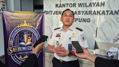 Melalui Program Sai Bumi Edukasi, Kanwil Ditjenpas Lampung Terus Tingkatkan Pendidikan Bagi Warga Binaan