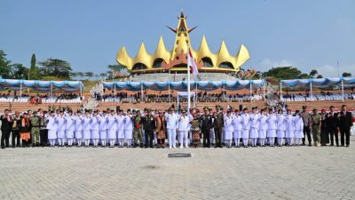 Menara Siger Jadi Panggung HUT ke-81 RI di Lampung Selatan