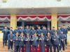 Dampingi Kakanwil Ditjenpas Lampung, Kalapas Ike Rahmawati Hadiri Upacara HUT Ke-81 RI di Lapangan Korpri Kantor Gubernur