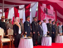 Kepala Rutan Sukadana Hadiri Upacara Bersama Forkopimda Dalam Peringati HUT ke-81 RI
