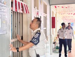 Lanjutkan Konsistensi Pengamanan Pasca Hari Kemerdekaan, Kepala KPLP Lapas Kelas I Bandar Lampung Gelar Deteksi Dini Blok Hunian