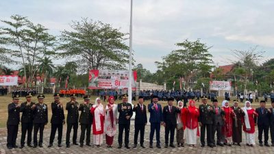 Jajaran Lapas Muara Tebo Ikuti Penurunan Sang Merah Putih