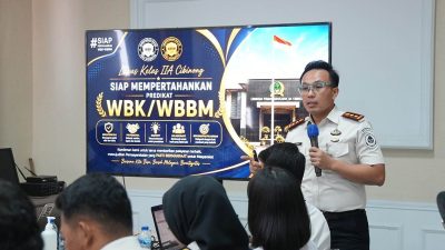 Siap Pertahankan WBBM, Lapas Cibinong Paparkan Inovasi dan Strategi di Hadapan TPI Inspektorat Jenderal Kemenimipas