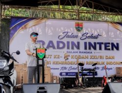 Gerak Jalan Sehat HUT ke 81 Kemerdekaan RI Jadi Momentum Pererat Sinergi Pemprov Lampung dan Kodam XXI/Raden Inten