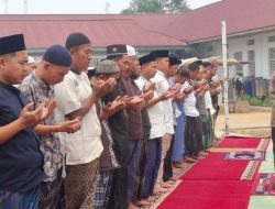 Ikhtiar dan Doa Bersama, Lapas Muara Tebo Gelar Sholat Istisqa Secara Serentak