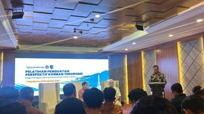 Tingkatkan Kompetensi dan Pemahaman Petugas, Lapas Karanganyar Ikuti Pelatihan Penguatan Perspektif Korban Terorisme