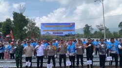 Polda Lampung Bersama Kapolri Ikuti Zoom Meeting Penanaman Bawang Putih Serentak Dalam Rangka Ketahanan Pangan