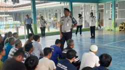 Kepala KPLP Lapas Kelas I Bandar Lampung Kumpulkan Warga Binaan di Aula Blok C Terkait Hasil Sidak