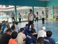 Kepala KPLP Lapas Kelas I Bandar Lampung Kumpulkan Warga Binaan di Aula Blok C Terkait Hasil Sidak