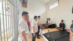 Kepala KPR Rutan Bandar Lampung Bersama Jajaran Kanwil Ditjenpas Lampung Tinjau Standarisasi Kamar Hunian
