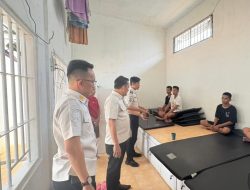 Kepala KPR Rutan Bandar Lampung Bersama Jajaran Kanwil Ditjenpas Lampung Tinjau Standarisasi Kamar Hunian