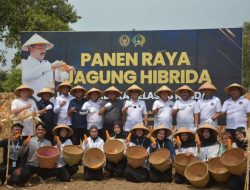 Sekjen Kemenimipas Panen Jagung Bersama Jajaran di Lapas Terbuka Kendal