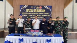 Kepala Lapas Gunung Sugih Pimpin Razia Gabungan dan Tes Urine Bersama TNI-Polri