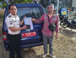 Wujudkan Tertib Pengelolaan Aset Negara, Lapas Terbuka Kendal Serahkan Kendaraan Hasil Lelang