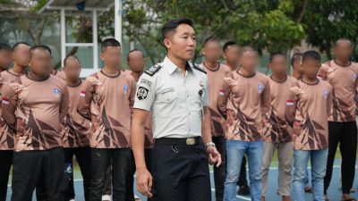Penuh Semangat ! Warga Binaan Lapas Cibinong Ikuti Latihan Pramuka untuk Bangun Karakter Positif